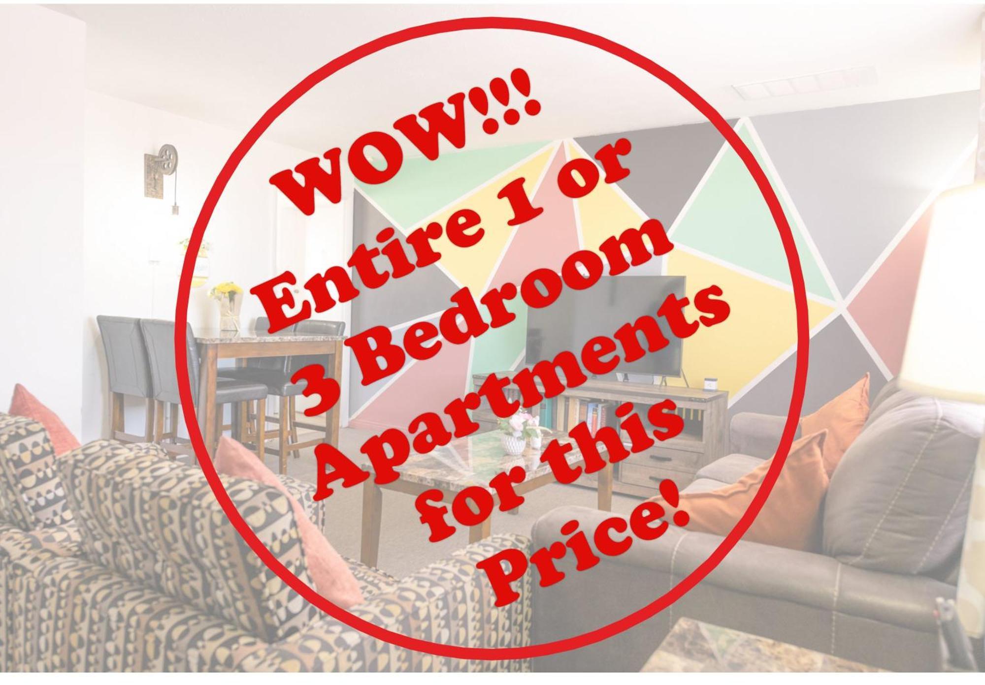 1 Or 3 Bedroom Apartment With Full Kitchen Page Exterior photo